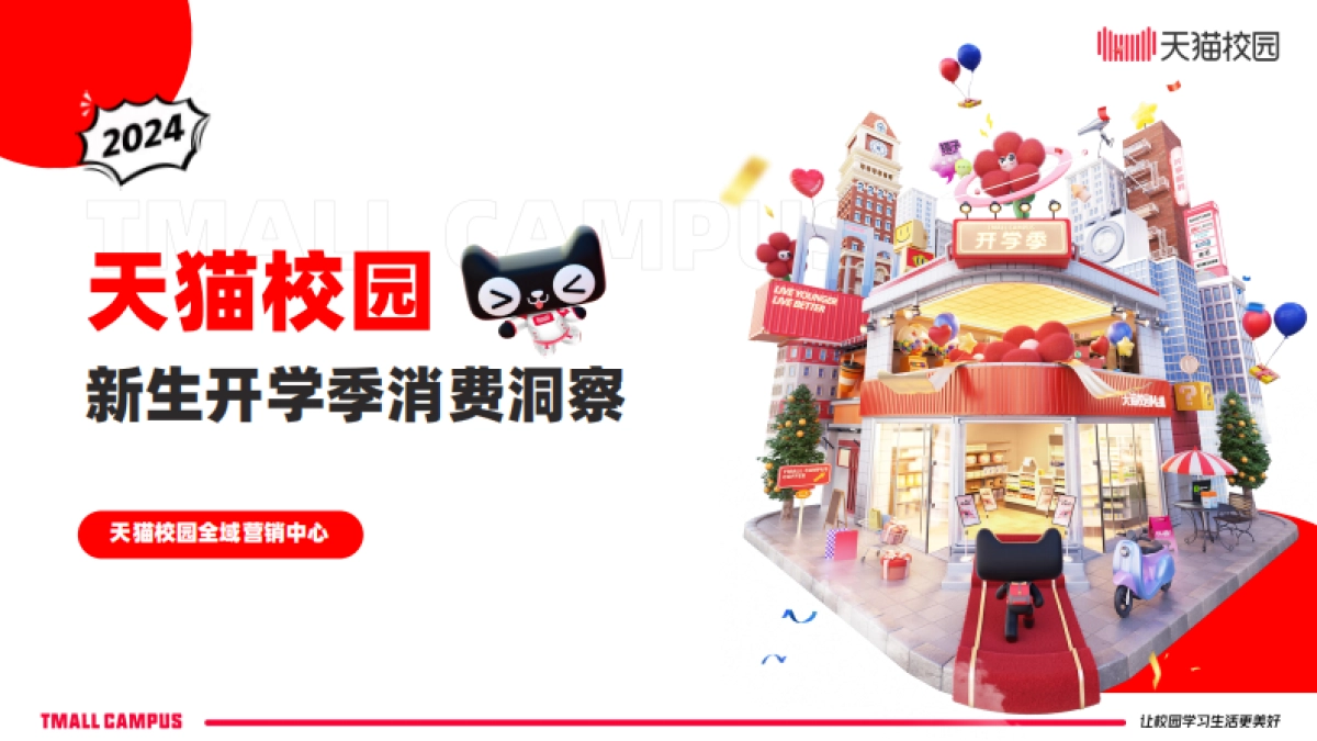 天猫校园：2024年天猫校园新生开学季消费洞察报告_第1页