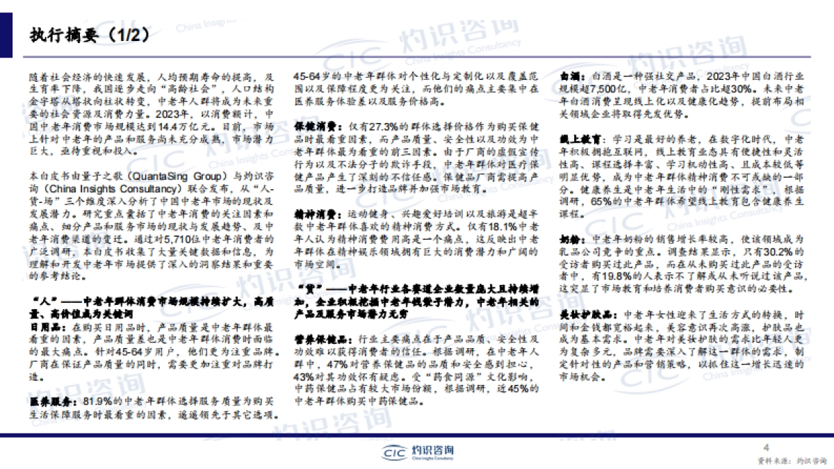 2023年中国中老年市场白皮书-CIC灼识咨询_第4页
