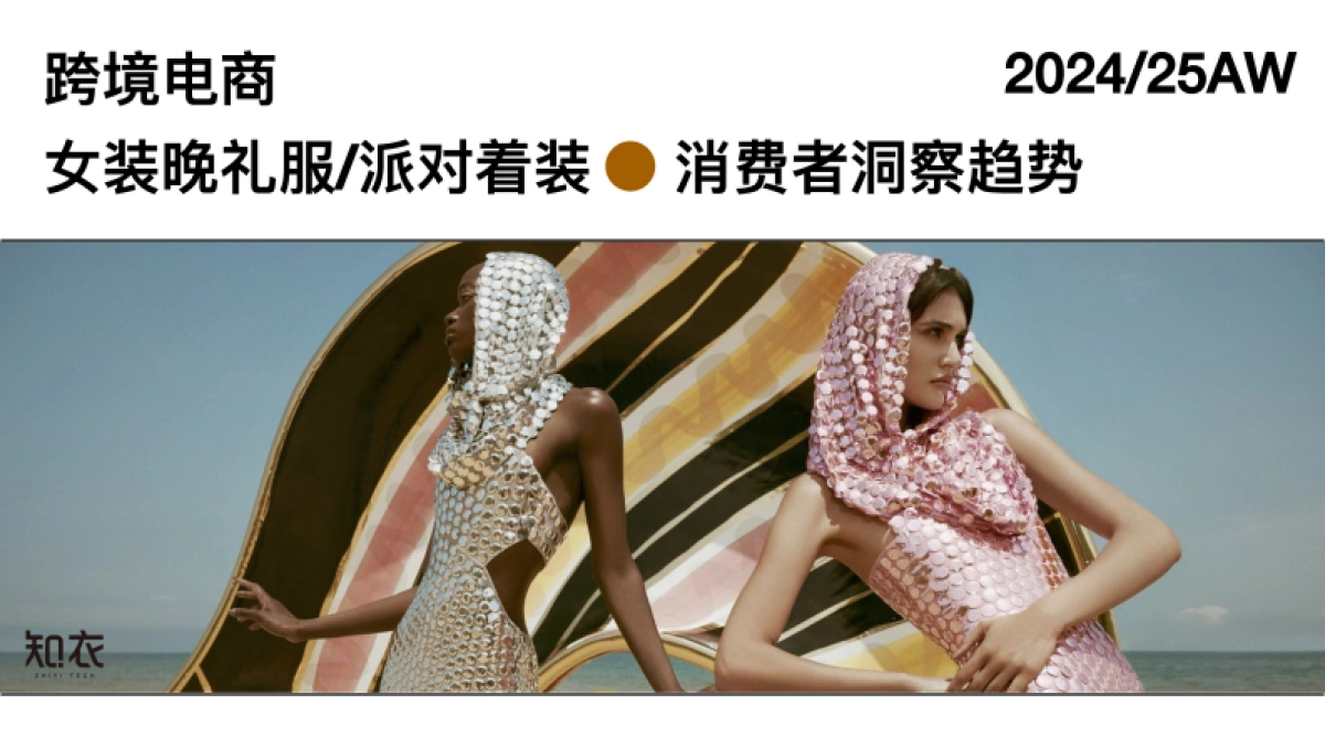 【知衣科技】2024-2025AW跨境电商女装晚礼服_派对着装消费者洞察趋势报告_第1页