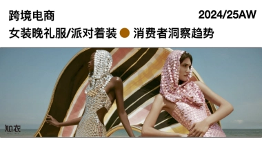 【知衣科技】2024-2025AW跨境电商女装晚礼服_派对着装消费者洞察趋势报告