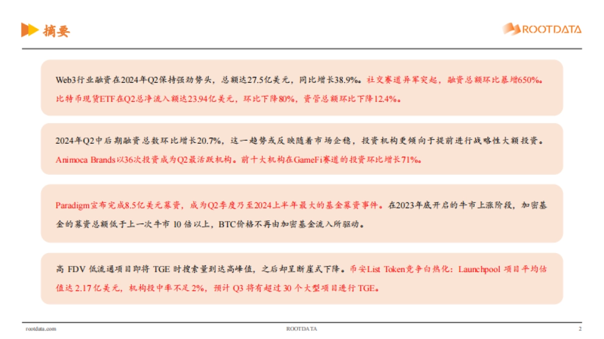 RootData：Web3_行业投资研究报告_2024_Q2_第2页