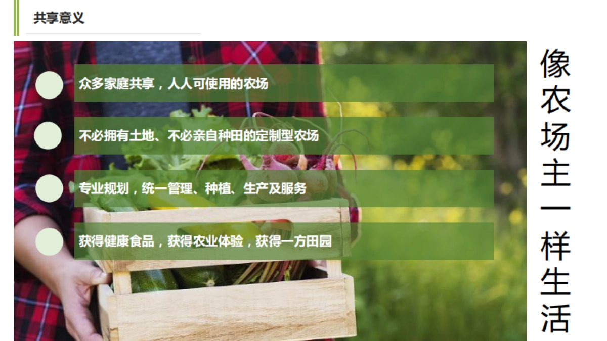 “像农场主一样生活”共享农庄商业模式设计案_第6页