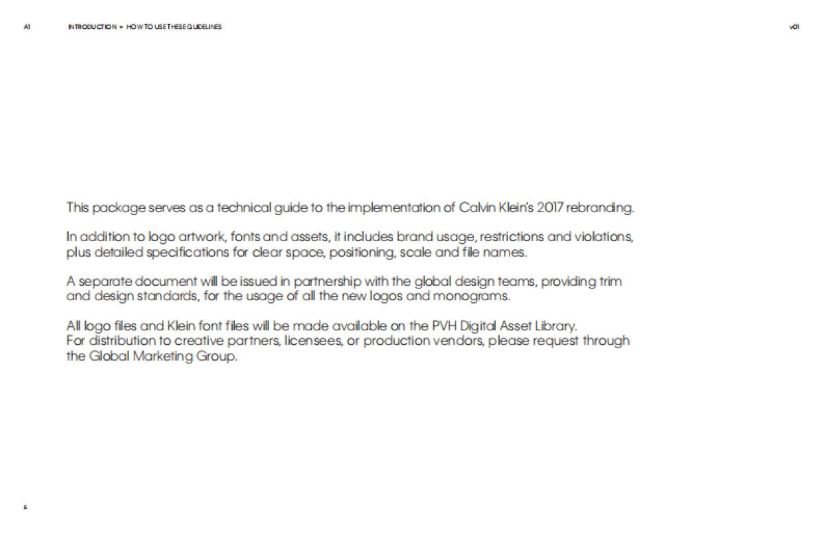 卡尔文·克莱恩CalvinKlein品牌手册_第5页