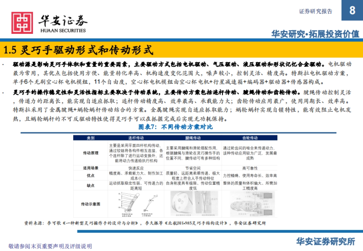 灵巧手：人形机器人应用落地的关键_第8页