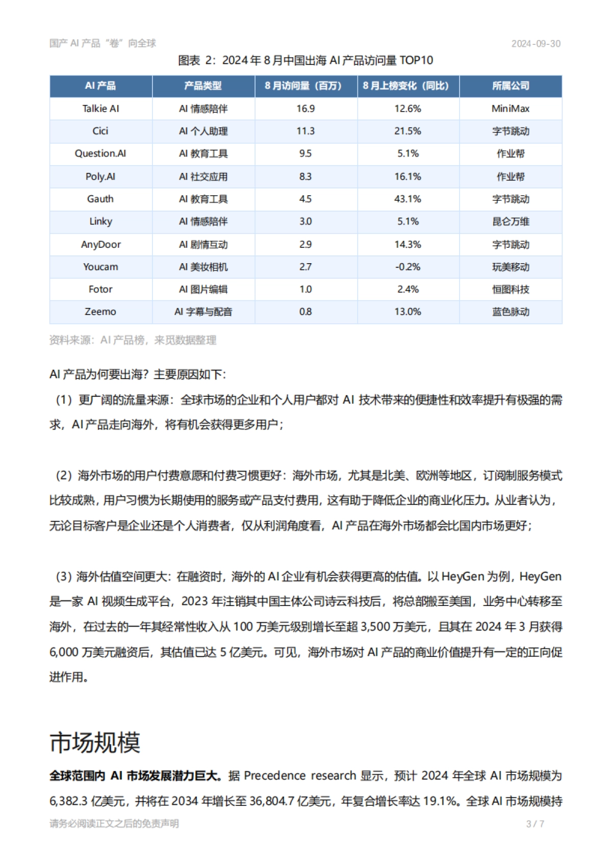 国产AI产品“卷”向全球_第3页