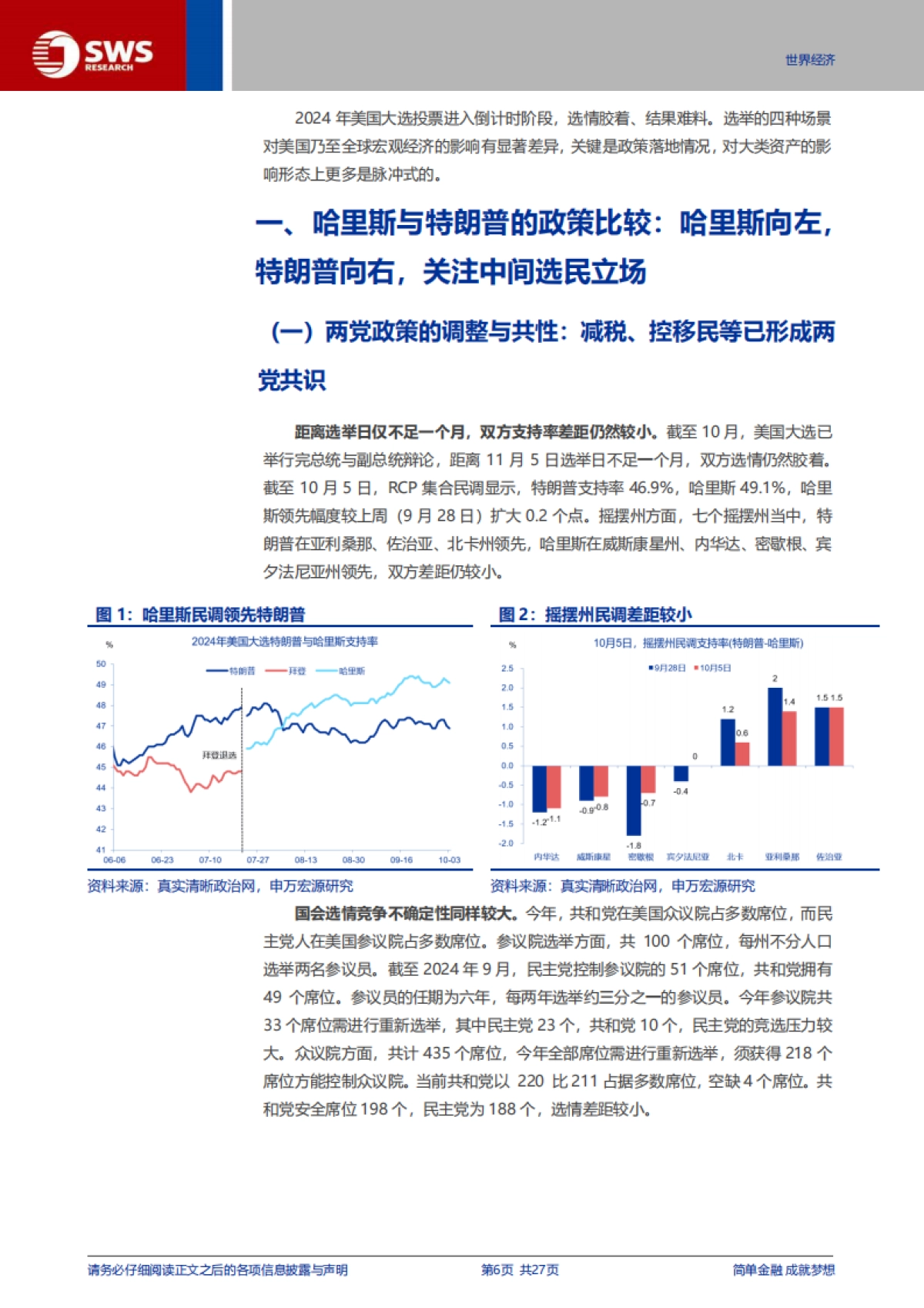 美国大选“全解”:政策比较、宏观经济与资产含义_第6页