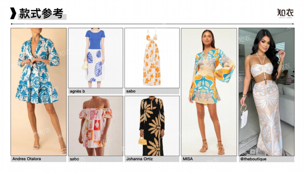 知衣科技:跨境电商2025春夏关键图案趋势报告-女装-连衣裙_第9页