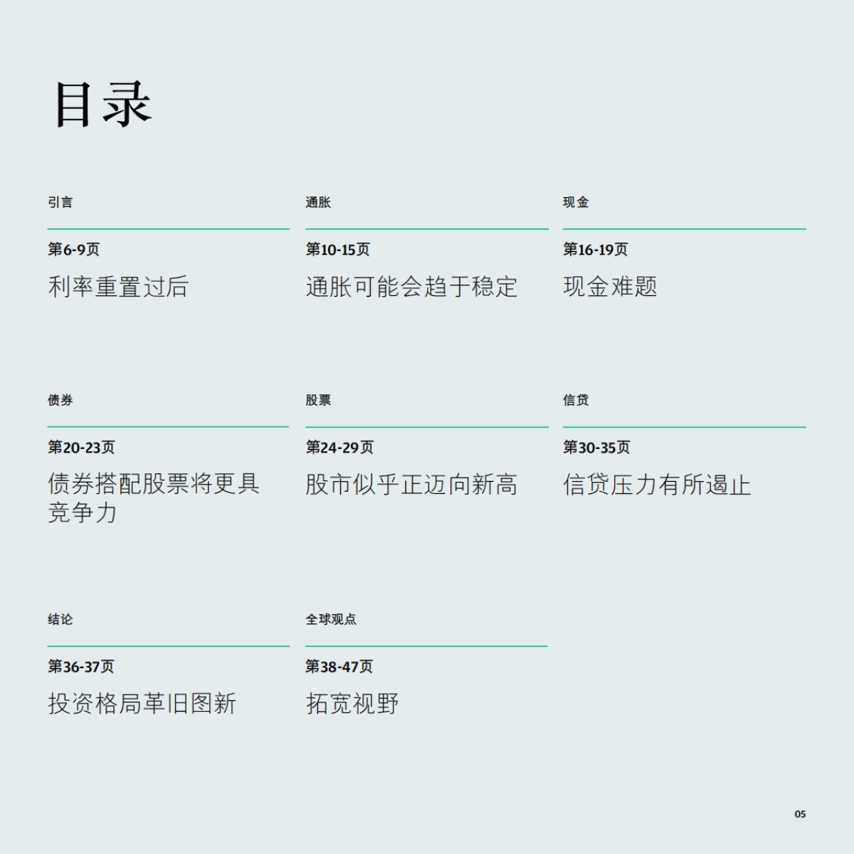 2024年市场展望-利率重置过后：投资革旧图新_第5页