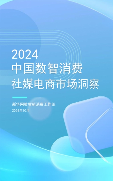 2024中国数智消费社媒电商市场洞察报告