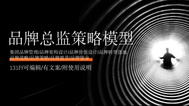 品牌总监PPT模型