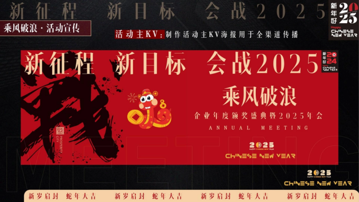 2025蛇年企业表彰总结大会暨年会_第1页