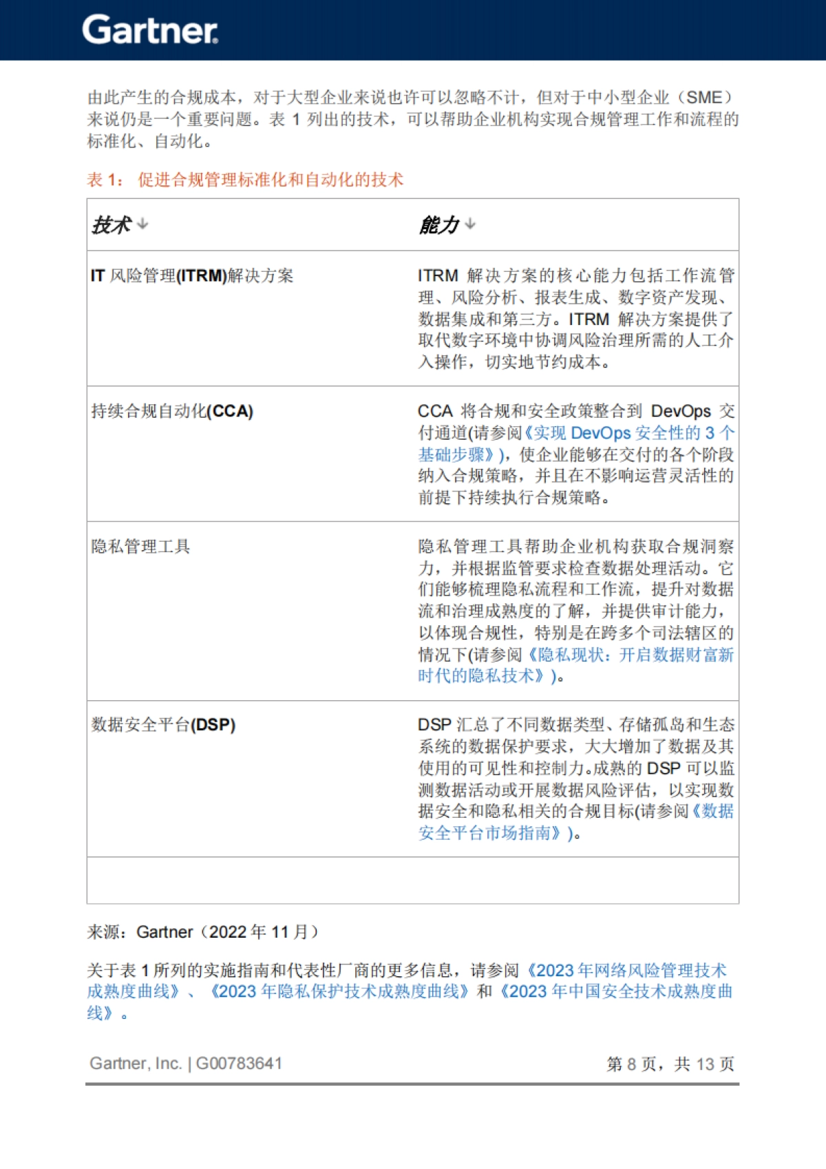 Gartner：2024年为中国数据出境安全评估做准备报告_第9页