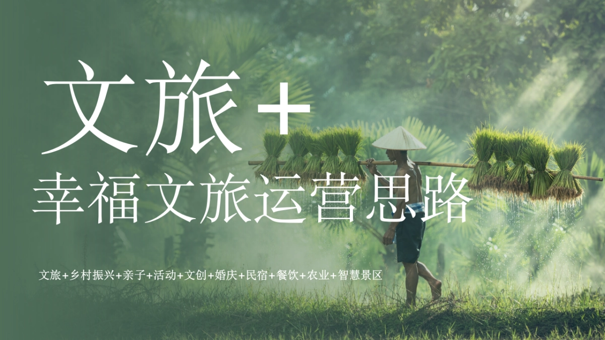 乡村振兴文旅项目:幸福文旅全年运营思路_第1页