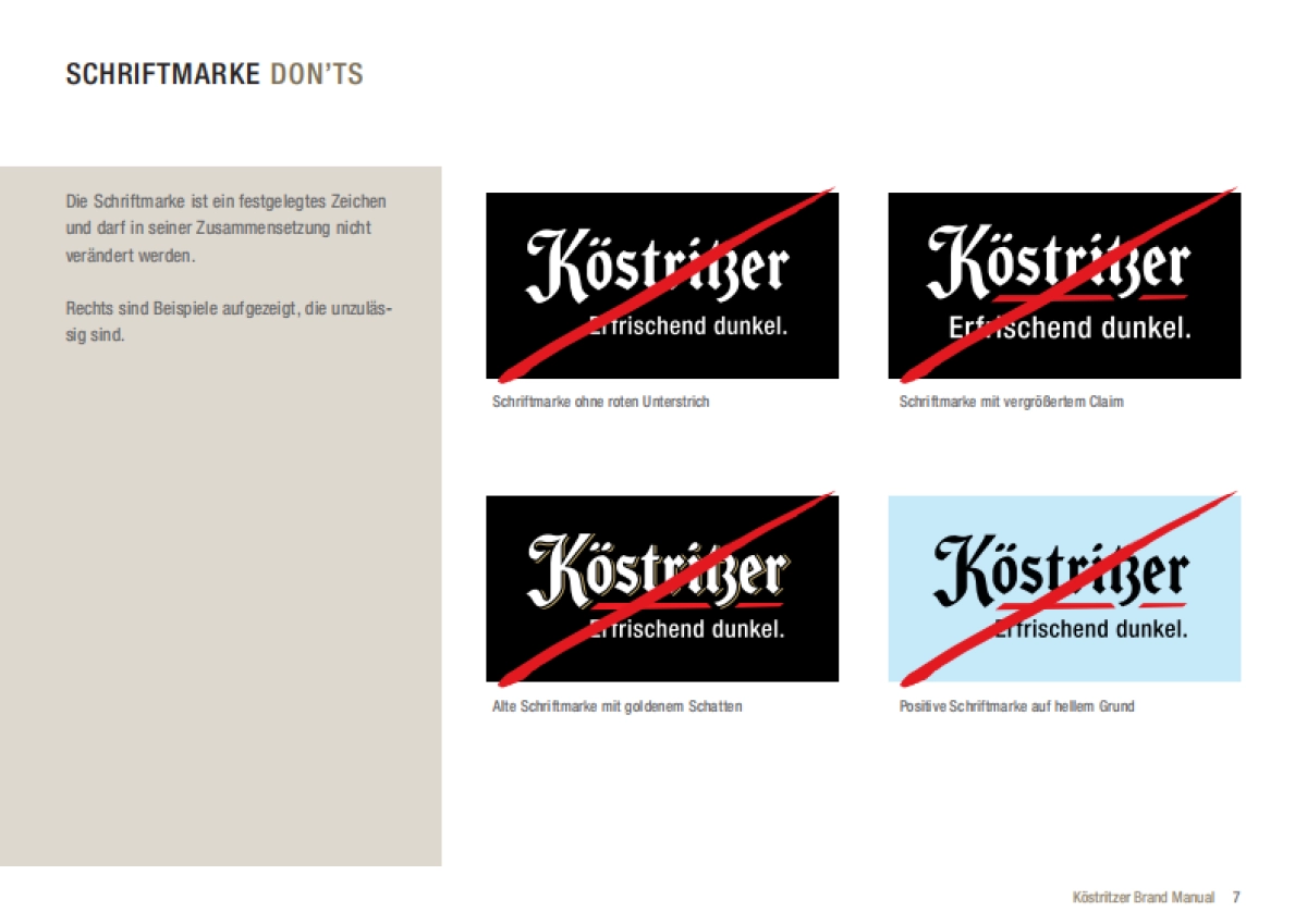 Koestritzer啤酒品牌VIS手册_第7页
