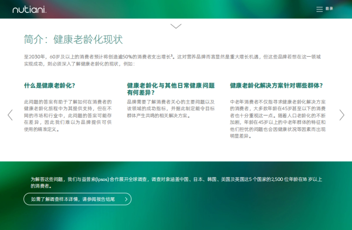 nutiani：2024主动赋能 营养先行-了解健康老年群体推动营养创新报告_第4页