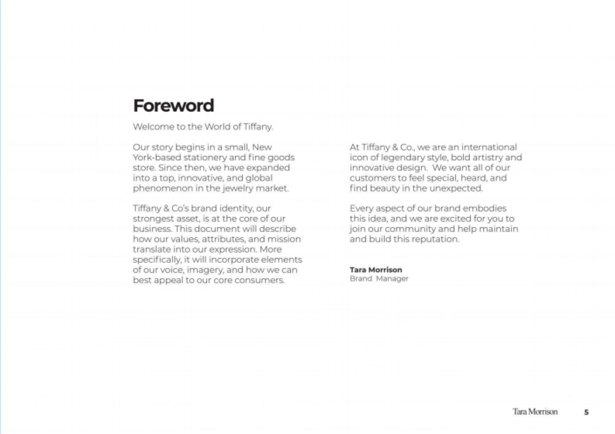 蒂芙尼 (Tiffany & Co)品牌书_第5页