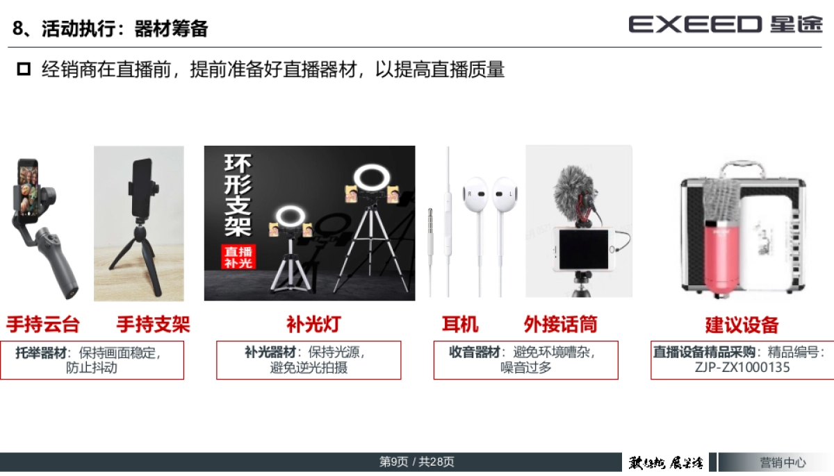 EXEED星途全平台云直播执行手册_第9页