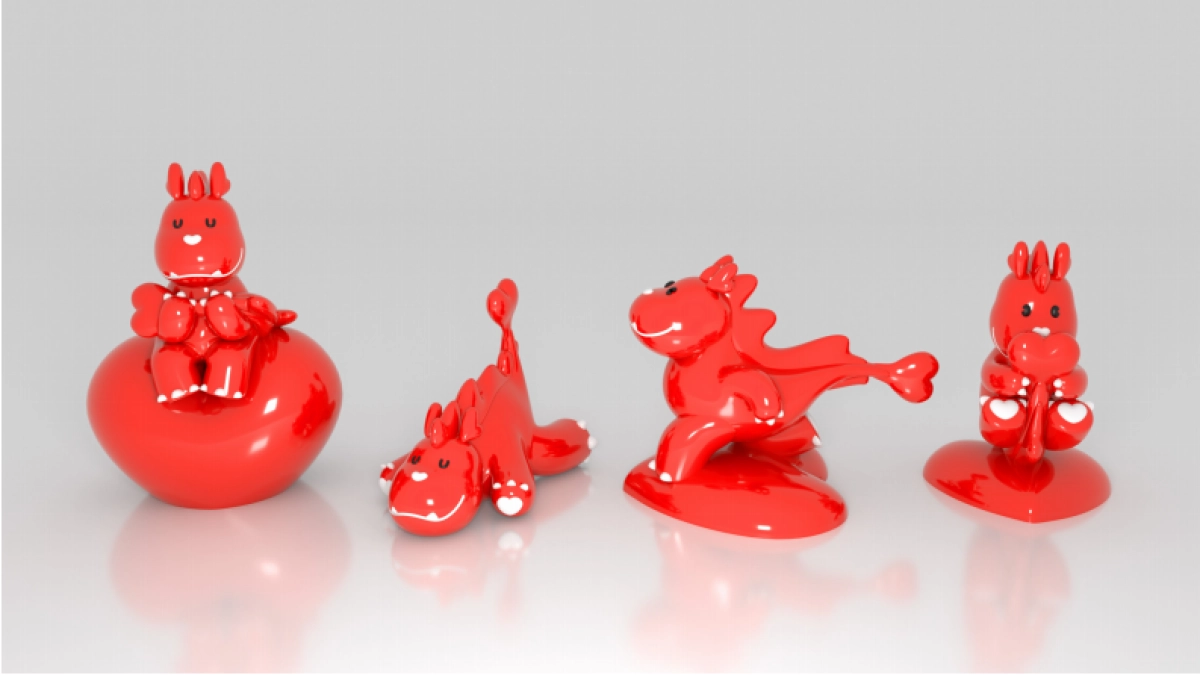 2024为爱接龙龙年新年春节美陈包装设计方案_第3页