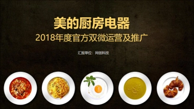 2018年度美的官方双微运营及推广-网创科技