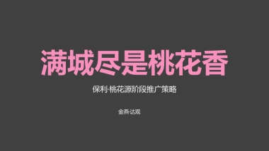广州A金燕达观-保利桃花源新品【桃墅】推广案