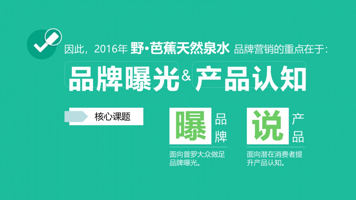 【   爱创   】2016年野芭蕉天然泉水品牌整合营销传播方案_第4页