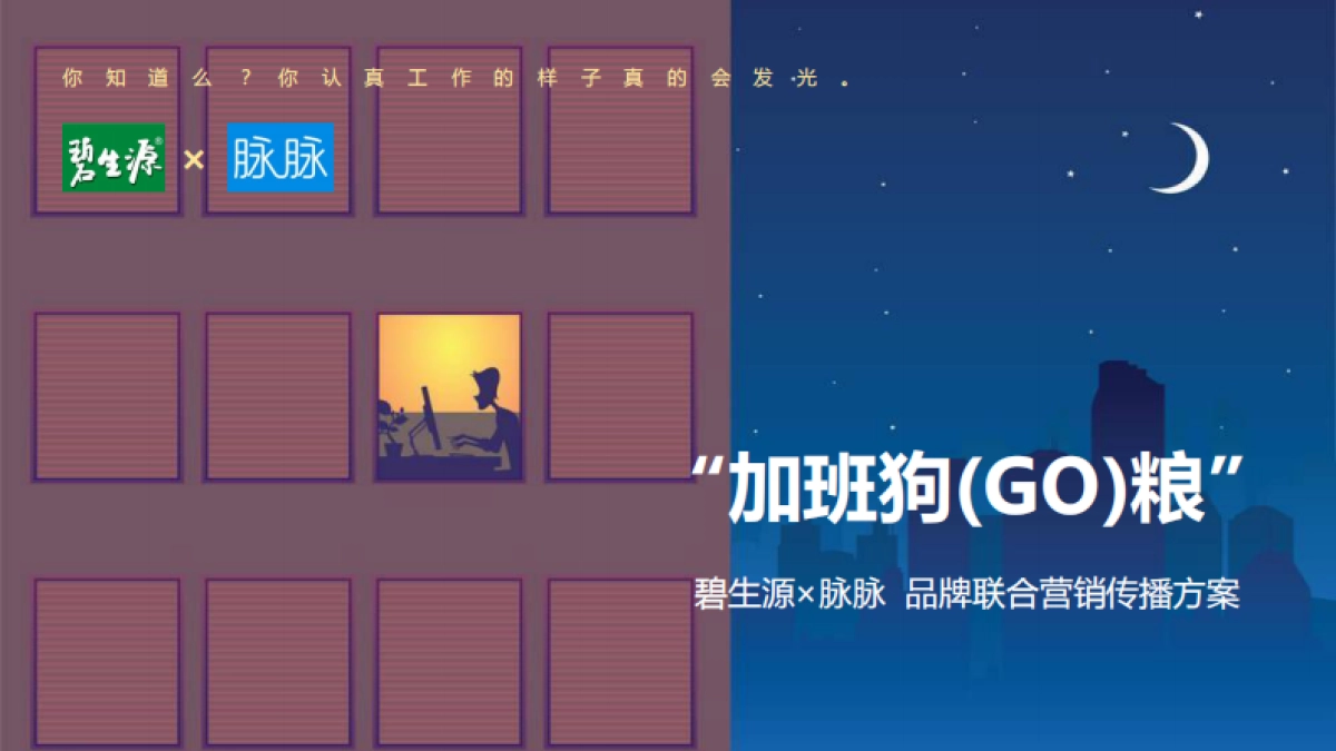 2019“加班狗粮”碧生源×脉脉 品牌联合营销方案0306_第1页