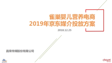 雀巢婴儿营养电商-京东媒介投放方案