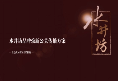 水井坊品牌焕新公关传播方案（蓝色光标）