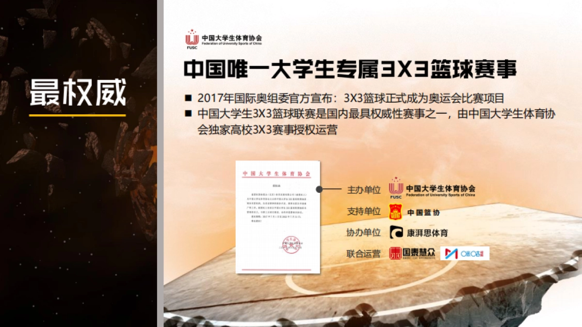 中国大学生3X3篮球联赛招商合作方案_第2页