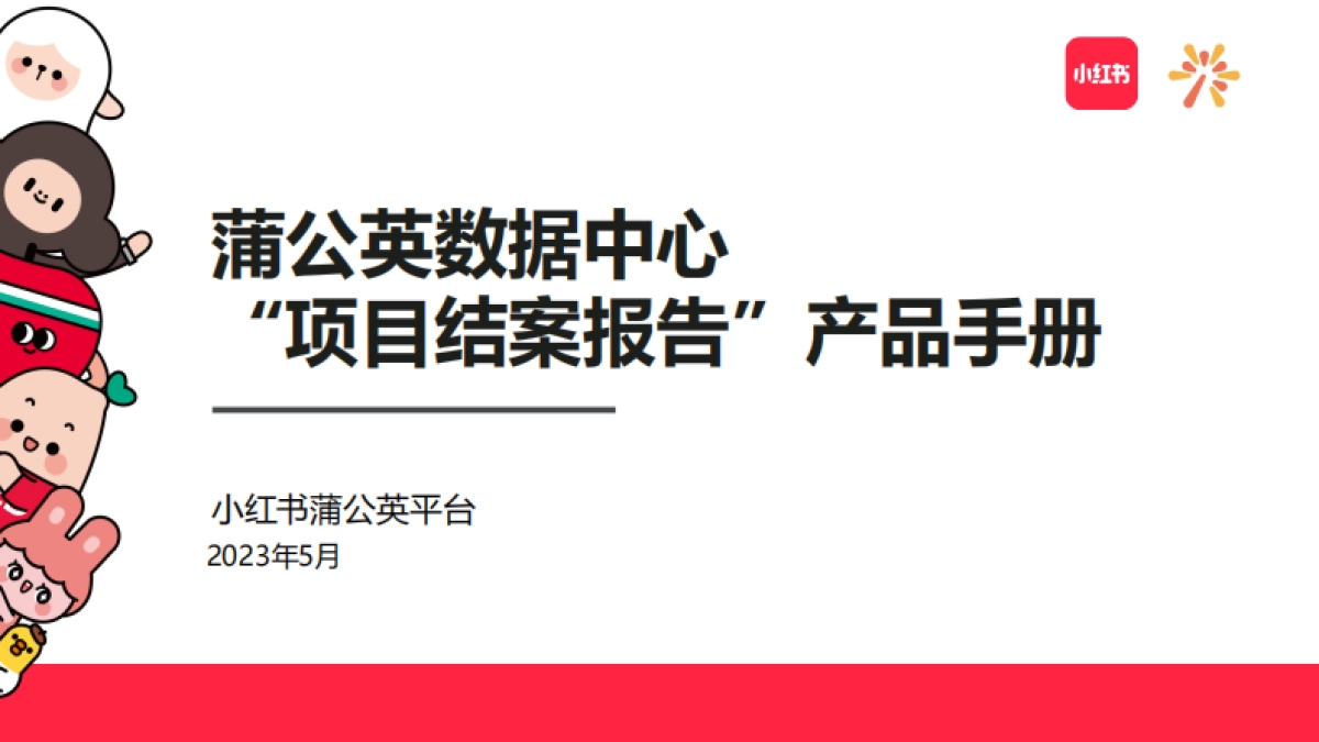 蒲公英项目结案报告产品手册_第1页
