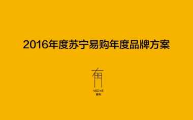 苏宁易购2016年度比稿方案