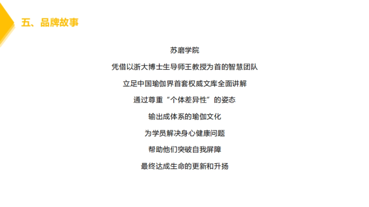 苏磨瑜伽学院品牌执行策划方案_第8页