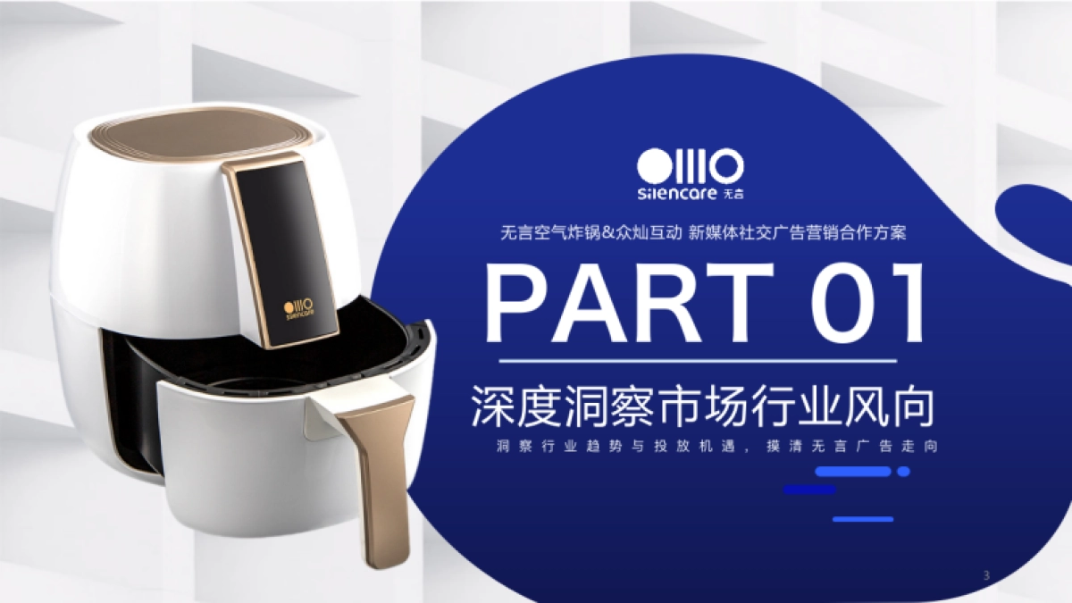 无言空气炸锅达人新媒体种草方案_第3页