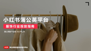 蒲公英服饰行业投放指南-终版