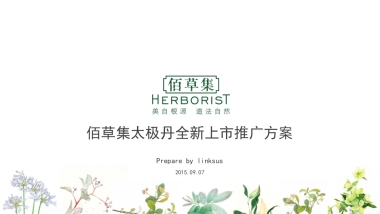 佰草集太极丹上市整合营销方案