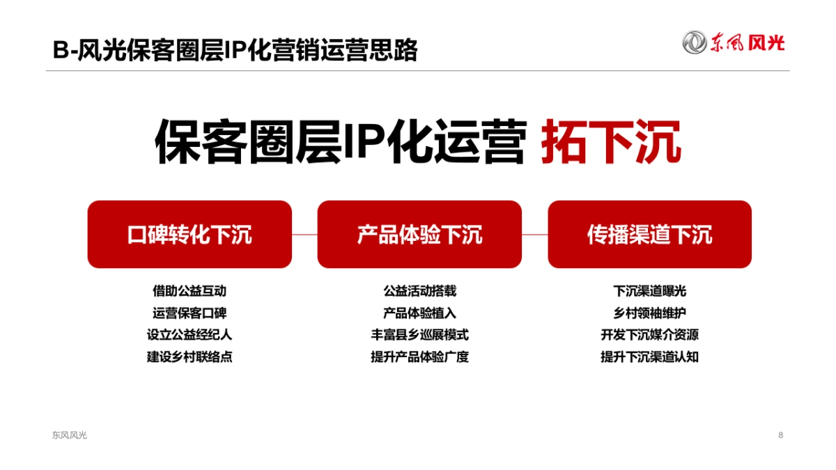 东风风光保客圈层IP化营销运营规划_第8页