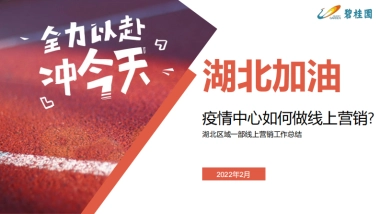 房地产=2022「湖北区域一部」疫情中心如何做好线上营销