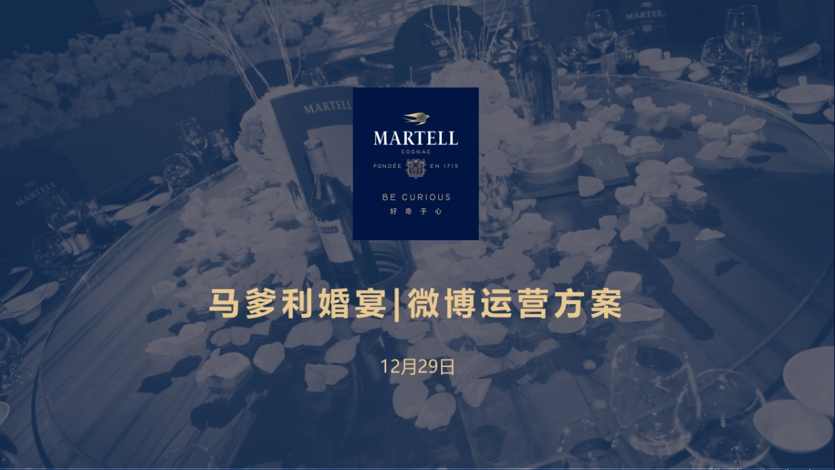 【Starnet】马爹利婚宴微博运营方案_第1页