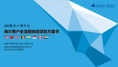 【拓索中国】2018海尔服务质量用户全流程体验项目方案