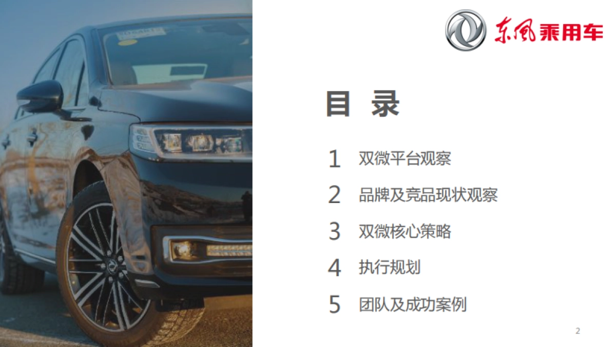 东风A9官方微信公众号官方微博运营竞标方案_第2页