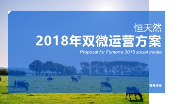 恒天然牛奶双微运营方案