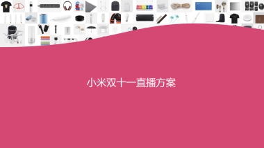 小米双十一直播方案