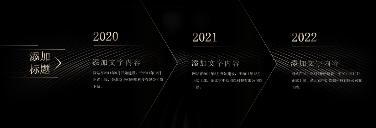 07.【奢华宽屏】黑金奢华发布会PPT模板_第3页