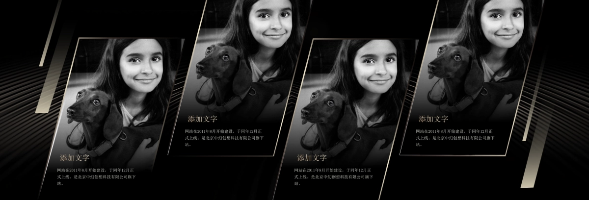 07.【奢华宽屏】黑金奢华发布会PPT模板_第9页