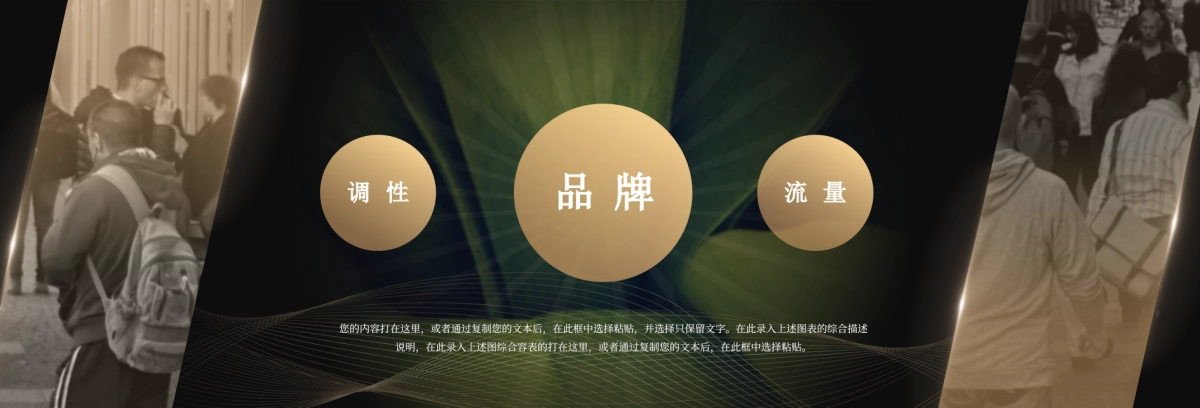 【沉浸超宽屏】商务大气黑金发布会主题演讲PPT模板_第8页