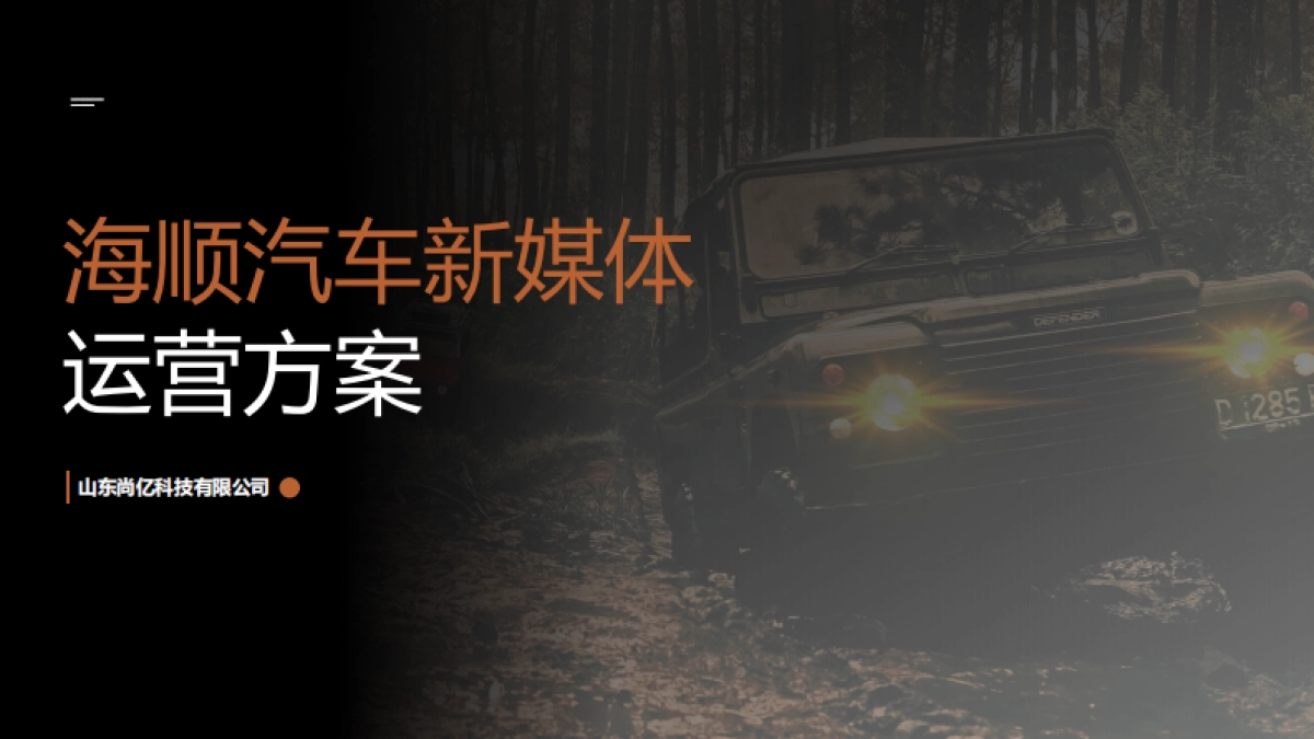 海顺汽车新媒体全年运营规划方案_第1页