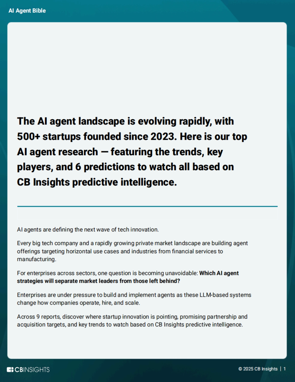 2025年AI智能体圣经：智能体颠覆性变革终极指南报告（英文版）-_CB Insights.pdf_第2页