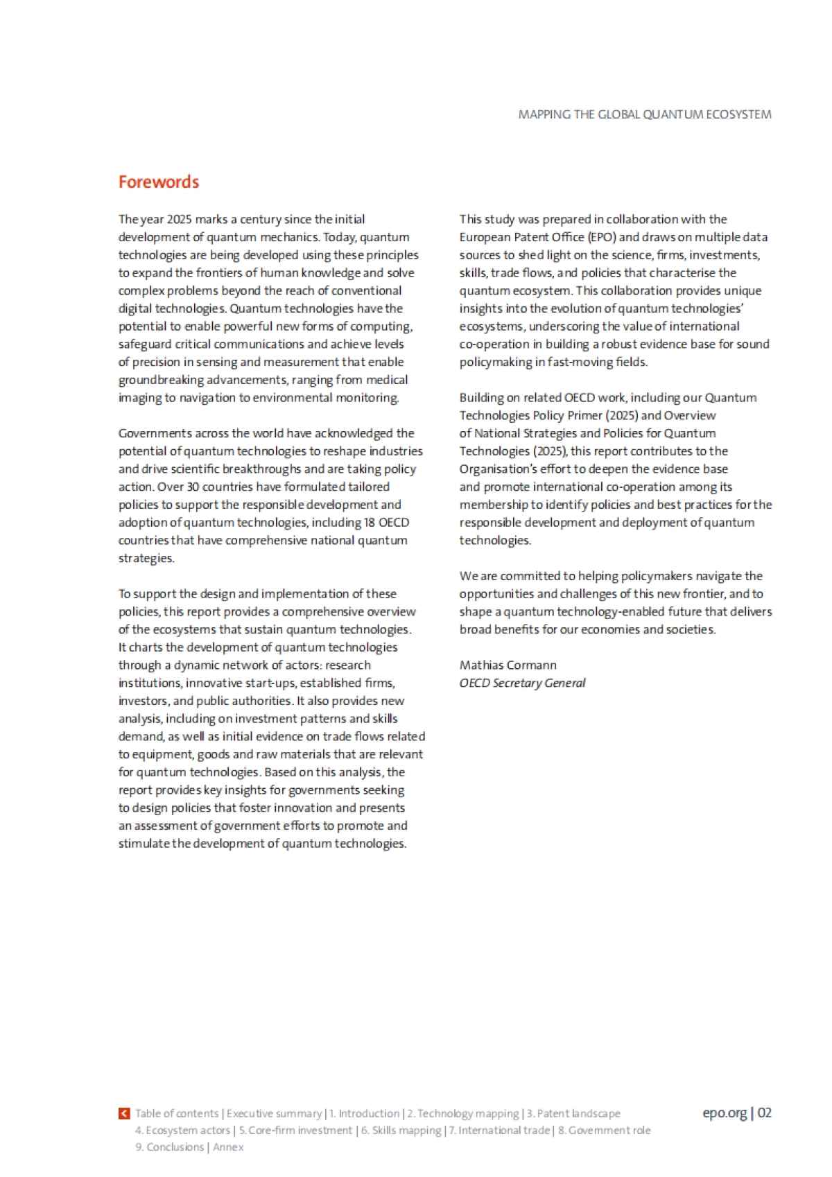 2025年全球量子生态全景洞察报告：基于创新、企业、投资、技能、贸易及政策数据的综合研究（英文版）-OECD经合组织.pdf_第2页