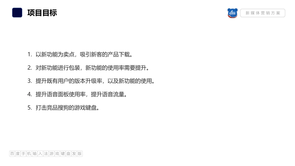 【瀚海博联呈报】百度手机输入法游戏键盘发版新媒体营销方案_第4页