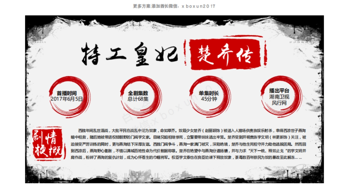 2017风行《特工皇妃楚乔传》营销通案_第4页